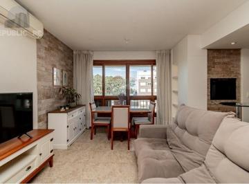 Apartamento · 87m² · 3 Quartos · 2 Vagas · Apartamento com 3 dormitórios (sendo 1 suíte), 2 banheiros, lareira, churrasquei