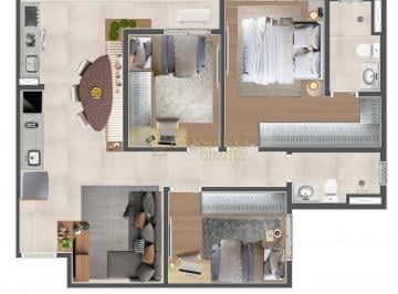 Apartamento · 69m² · 3 Quartos · 2 Vagas · Lançamento Sky Breeze Zona Sul 3 Dorms(st), 2 gar, lazer, próximo ao Shopping Oriente