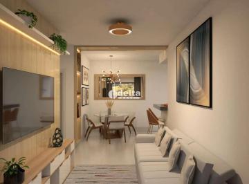 Apartamento · 62m² · 2 Quartos · 2 Vagas · Apartamento com 2 quartos sendo 1 suíte disponível para venda no bairro Santa Mônica em Uberlândia-M