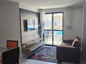 Apartamento · 57m² · 2 Quartos · 1 Vaga · Apartamento Mobiliado com 2 quartos e Varanda à venda na Ponta Verde no Edf Coimbra