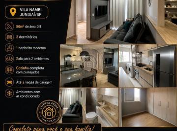 Apartamento · 66m² · 2 Quartos · 1 Vaga · Residencial Belluno - Apartamento para locação no Condomínio Belluno Jundiaí