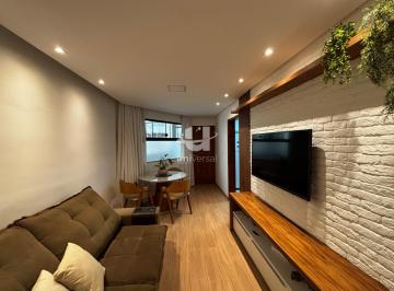 Apartamento · 82m² · 2 Quartos · 2 Vagas · Lindo apartamento com churrasqueira para locação no Vale do Ipê. Raridade!