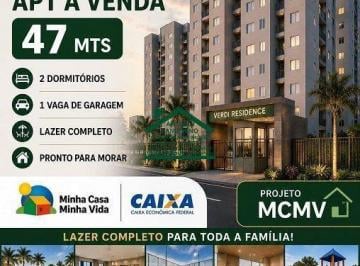 Apartamento · 47m² · 2 Quartos · 1 Vaga · APARTAMENTO NOVO 47M² – 2 DORMS – 1 VAGA – VERDI RESIDENCE–CENTER VILLE–ARUJÁ/SP