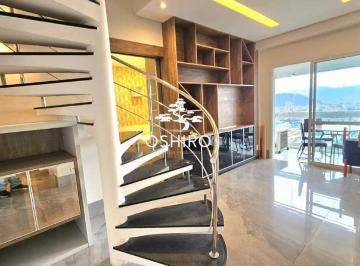 Apartamento · 96m² · 2 Quartos · 2 Vagas · Cobertura mobiliada com 2 dormitórios no Boqueirão - Santos