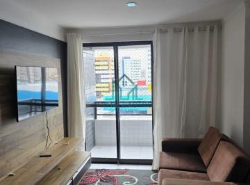Apartamento · 57m² · 2 Quartos · 1 Vaga · Apartamento Mobiliado, 57,90m² com 2 quartos e Varanda à venda na Ponta Verde - Maceió Alagoas
