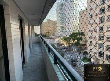 Apartamento · 148m² · 3 Quartos · 1 Vaga · Apartamento Amplo e Sofisticado na Ponta da Praia – 148m² | 3 Dormitórios | Varandas | Garagem Demar