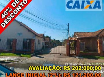 Casa de 2 quartos, Gravataí · Casa com 94,43m² de área de terreno e 53,3m² de área privada - Residencial Florata - Gravataí/RS