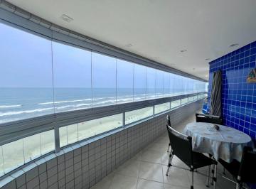 Apartamento de 3 quartos, Praia Grande · Apartamento 3 Quartos Frente ao Mar Mobiliado Aceita Bancario