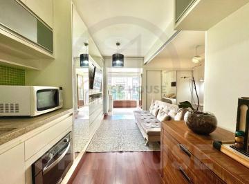 Foto 01 · Studio mobiliado para venda ou locação no Brooklin - 43m², 1 vaga, condomínio completo, portaria 24h