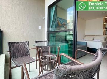 Apartamento de 1 quarto, Ipojuca · Flat à venda em Porto de Galinhas – Porteira Fechada – 100m da Praia