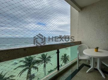 Foto · Apartamento reformado frente mar com varanda vista mar nas Pitangueiras, Guarujá
