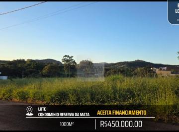 Terreno · 1000m² · TERRENO NO RESERVA DA MATA - EXCELENTE TOPOGRAFIA