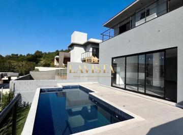 Imagem piscina e área externa · Casa em Condomínio Alto Padrão com 3 suítes, Atibaia/SP
