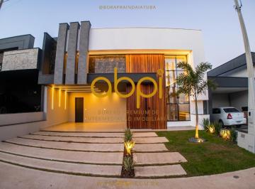 Foto 01 · Imóvel de luxo em condomínio fechado em Indaiatuba-SP  Casa térrea com 3 suítes, piscina e área gour