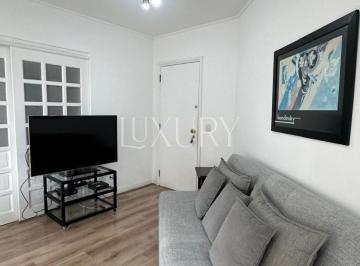 1 · Flat Mobiliado para Alugar no Itaim, 40m², 1 quarto , 1 vaga. Andar Alto.