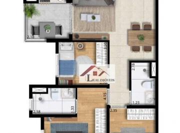 Apartamento · 69m² · 3 Quartos · 1 Vaga · Apartamento para venda em Casa Branca de 69.00m² com 3 Quartos, 1 Suite e 1 Garagem