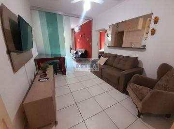 Apartamento · 67m² · 2 Quartos · 1 Vaga · Apartamento 2 Quartos à Venda no Boqueirão, Santos - Vista Lateral do Mar e Mobiliado
