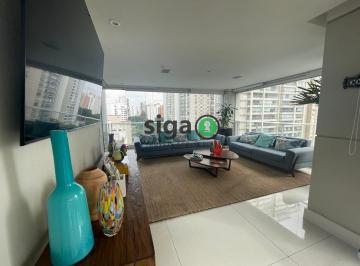 Apartamento · 380m² · 4 Quartos · 5 Vagas · 370m² de Sofisticação com 4 Suítes, 5 Vagas e Vista Privilegiada no Campo Belo.