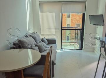 Apartamento · 42m² · 1 Quarto · 1 Vaga · Lindo duplex no International Duplex em Moema, disponível para locação.