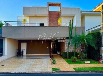 Casa · 262m² · 3 Quartos · 4 Vagas · Sobrado à venda com 3 quartos suítes, área gourmet, rica em marcenaria, fotovoltaica no Condomínio V