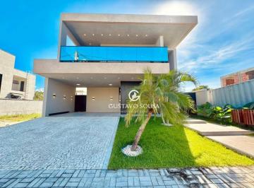 167468f08fff61b50e265a4910ff5ef009e6c756 · Casa com 4 dormitórios à venda, 269 m² por R$ 1.800.000 - Urucunema - Eusébio/CE