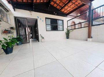 Casa · 110m² · 3 Quartos · 2 Vagas · Casa pé na areia, 3 dorms - Praia Grande/SP