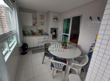 Apartamento · 80m² · 2 Quartos · 1 Vaga · APARTAMENTO DOIS QUARTOS, CHURRASQUEIRA E PIA NA SACADA, BAIRRO TUPI EM PRAIA GRANDE.