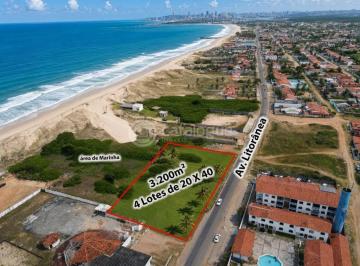 Terreno · 800m² · Vendo 4 Lotes Beira-Mar em Genipabu
