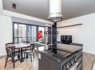 Apartamento · 59m² · 1 Quarto · 1 Vaga · Apartamento para venda em Bigorrilho de 59.19m² com 1 Quarto, 1 Suite e 1 Garagem