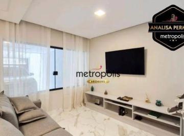 Sala de estar · Sobrado com 3 dormitórios à venda, 230 m² por R$ 2.000.000,00 - Jardim Três Marias - São Bernardo do