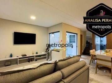 Sala de estar · Sobrado com 3 dormitórios à venda, 230 m² por R$ 2.000.000,00 - Jardim Três Marias - São Bernardo do