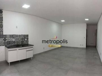 Kitnet · Apartamento com 1 dormitório para alugar, 37 m² por R$ 2.300,00/mês - Oswaldo Cruz - São Caetano do 