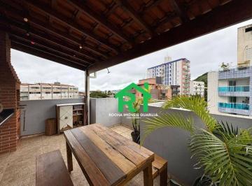 Terraço · Cobertura com 1 quarto (1 suíte), 2 vagas à venda no Tombo, Guarujá