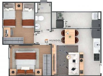 a63f0e08bb238ab43ae5bfd3f560ec55141369ee · Apartamento com 2 dormitórios à venda, 40 m² por R$ 270.000 - Loteamento Itaboa - Campo Largo/PR
