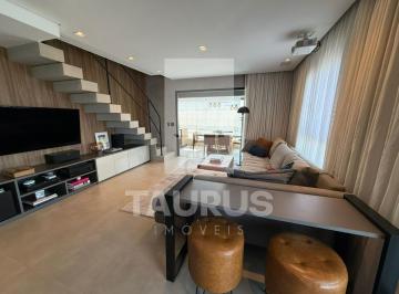 Foto 01 · Cobertura para comprar com 2 suites, 2 vagas, 120m², em Moema, São Paulo-SP.