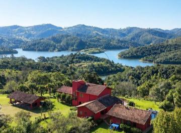 Rural · 210000m² · 4 Quartos · 14 Vagas · Sítio de alto padrão com renda e vista para represa - Nazaré Paulista