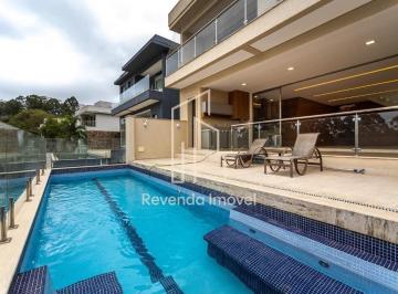 Casa · 542m² · 4 Quartos · 5 Vagas · Casa no Cond Villa Solaia - Alphaville COM VISTA! 4 suítes, churrasqueira, pisci