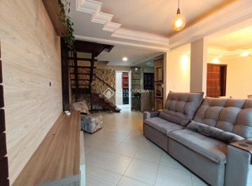 Casa · 91m² · 3 Quartos · 2 Vagas · Lindo Sobrado Geminado em condomínio fechado, com 91m², 3 quartos sendo 1 suíte, localizado no bair