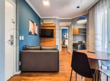 Apartamento · 48m² · 1 Quarto · 1 Vaga · Flat na Rua Bela Cintra, para locação próximo ao Metrô Paulista, Faculdade Mackenzie e Av. Paulista.
