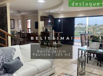 Casa · 285m² · 3 Quartos · 2 Vagas · CASA RESIDENCIAL BAIRRO JARDIM PAULISTA JUNDIAI VENDA