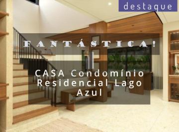 Casa · 234m² · 3 Quartos · 4 Vagas · CASA PARA VENDA NO CONDOMÍNIO RESIDENCIAL LAGO AZUL GRAMADÃO JUNDIAÍ