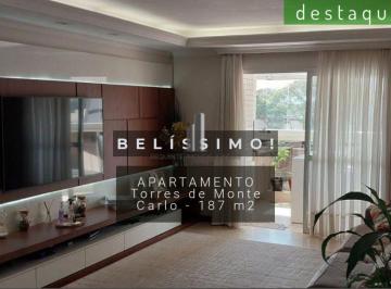 Apartamento · 187m² · 3 Quartos · 3 Vagas · APARTAMENTO TORRES DE MONTE CARLO JD. PARIS JUNDIAI VENDA