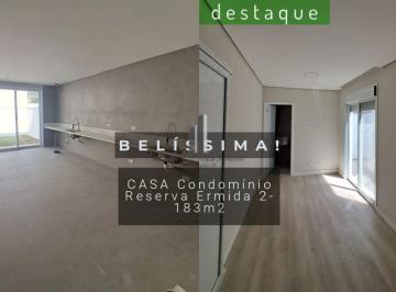 Casa · 183m² · 3 Quartos · 4 Vagas · CASA CONDOMÍNIO RESERVA ERMIDA 2 JD. ERMIDA I JUNDIAI VENDA