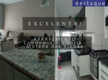 Apartamento · 59m² · 2 Quartos · 1 Vaga · APARTAMENTO PARA VENDA NO CONDOMÍNIO VITÓRIA MORADA DAS VINHAS JUNDIAÍ