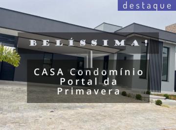 Casa · 200m² · 3 Quartos · 6 Vagas · CASA CONDOMÍNIO PORTAL DA PRIMAVERA JUNDIAÍ LOCAÇÃO