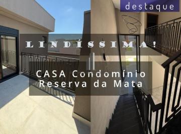 Casa · 150m² · 3 Quartos · 4 Vagas · CASA PARA VENDA NO CONDOMÍNIO RESERVA DA MATA JARDIM CELESTE JUNDIAI
