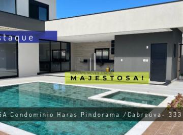 Casa · 333m² · 4 Quartos · 6 Vagas · CASA CONDOMÍNIO HARAS PINDORAMA CABREÚVA/JACARÉ VENDA