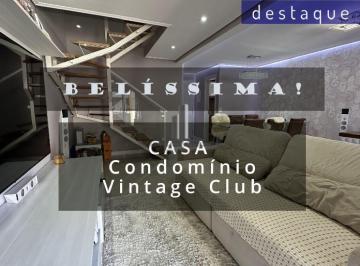 Casa · 87m² · 3 Quartos · 2 Vagas · CASA PARA VENDA NO CONDOMÍNIO VINTAGE CLUBE JUNDIAI