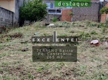 Terreno · 265m² · TERRENO BAIRRO PARQUE CENTENÁRIO JUNDIAI VENDA