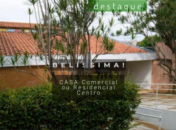 Casa · 322m² · 3 Quartos · 8 Vagas · CASA COMERCIAL OU RESIDENCIAL CENTRO JUNDIAÍ LOCAÇÃO